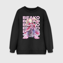 Женский свитшот oversize без начеса хлопок Re:Zero Беатрис