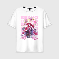 Женская футболка хлопок Oversize Re:Zero Беатрис