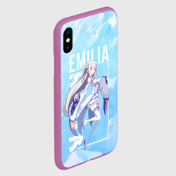 Чехол для iPhone XS Max матовый Эмилия Re:Zero - фото 2