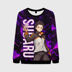 Мужской свитшот 3D Субару Re:Zero