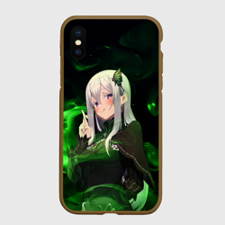 Чехол для iPhone XS Max матовый Ехидна Re:Zero
