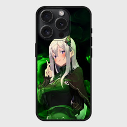 Чехол силиконовый для Apple iPhone 15 Pro матовый Ехидна Re:Zero