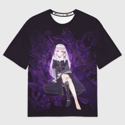 Женская футболка oversize 3D Сателла Re:Zero