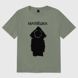 Женская футболка хлопок Oversize Matrёшka