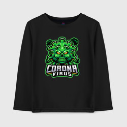 Детский лонгслив хлопок Corona virus