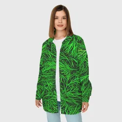 Женская рубашка oversize 3D Укропчик - фото 2
