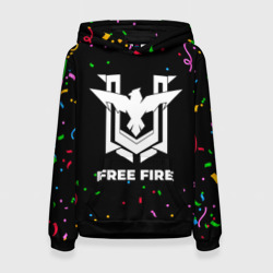 Женская толстовка 3D Free Fire конфети