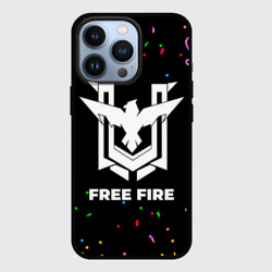 Чехол для iPhone 13 Pro Free Fire конфети