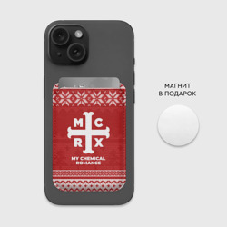 Картхолдер Magsafe магнитный Новогодний My Chemical Romance - фото 2
