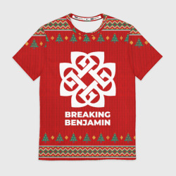 Мужская футболка 3D Breaking Benjamin new year