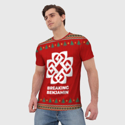 Мужская футболка 3D Breaking Benjamin new year - фото 2