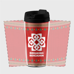 Термокружка-непроливайка Breaking Benjamin new year - фото 2