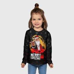 Детский лонгслив 3D Новый год read dead redemption - фото 2