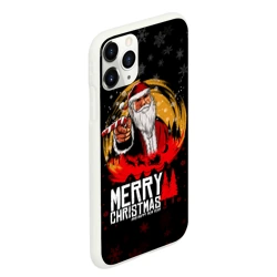 Чехол для iPhone 11 Pro Max матовый Новый год read dead redemption - фото 2