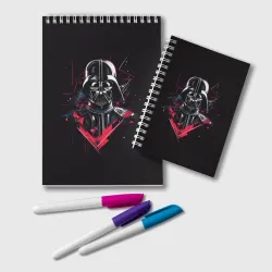Блокнот Darth Vader on black