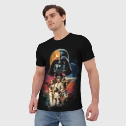 Мужская футболка 3D Звездные войны  - фото 2