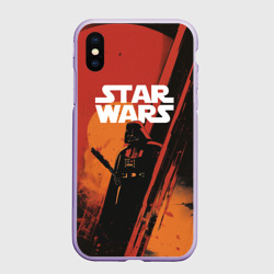 Чехол для iPhone XS Max матовый Darth Vader - Star Wars