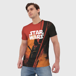 Мужская футболка 3D Darth Vader - Star Wars - фото 2
