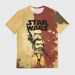 Мужская футболка 3D Звездные войны - клон