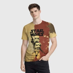 Мужская футболка 3D Звездные войны - клон - фото 2
