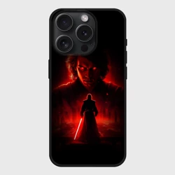 Чехол силиконовый для Apple iPhone 15 Pro Мax матовый Энакин Скайуокер - Звездные войны