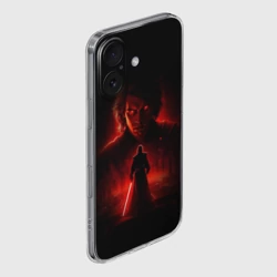Чехол для iPhone 16 силиконовый с защитой камеры Энакин Скайуокер - Звездные войны - фото 2