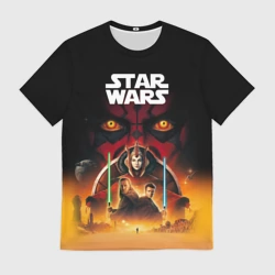 Мужская футболка 3D Звездные войны - Скрытая угроза