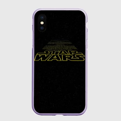 Чехол для iPhone XS Max матовый Star Wars - вступительные титры
