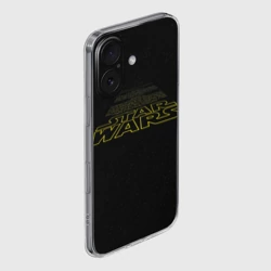 Чехол для iPhone 16 силиконовый с защитой камеры Star Wars - вступительные титры - фото 2