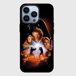 Чехол для iPhone 13 Pro Звездные войны - Месть ситхов
