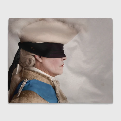 Плед 3D Король Людовик Джонни Депп