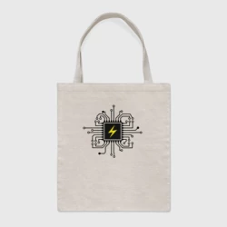 Шоппер BioNature Микросхема с молнией