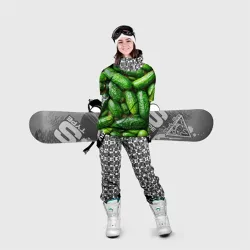 Накидка на куртку 3D Все в огурцах - фото 2