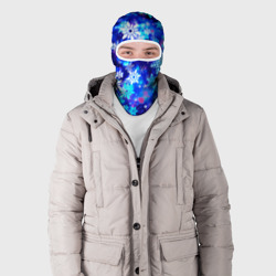 Балаклава 3D Яркие узоры снежинок - фото 2