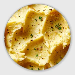Круглый коврик для мышки Пюрешка