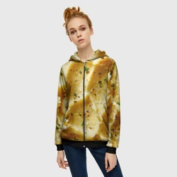 Женская толстовка 3D на молнии Пюрешка - фото 2