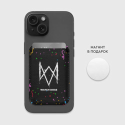 Картхолдер Magsafe магнитный Watch Dogs конфети - фото 2