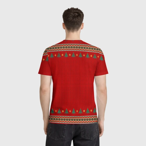 Мужская футболка 3D с принтом Это год успешного Виталия, вид сзади #2