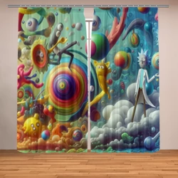 Фотошторы Рик Санчес - граффити