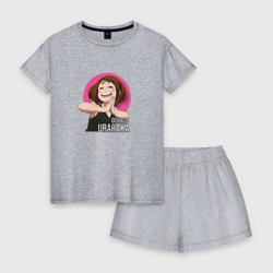 Женская пижама с шортиками хлопок Моя геройская академия герой Урарака 