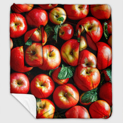 Плед с рукавами Красные яблоки