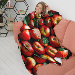 Плед с рукавами Красные яблоки - фото 2