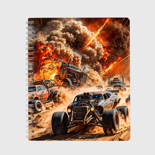 Тетрадь Mad Max - explosion cars