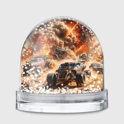 Игрушка Снежный шар Mad Max - explosion cars