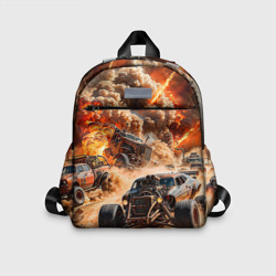 Детский рюкзак 3D Mad Max - explosion cars