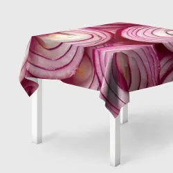 Скатерть 3D Красный лук