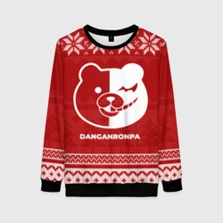 Женский свитшот 3D Новогодний Danganronpa