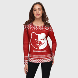 Женский лонгслив 3D Новогодний Danganronpa - фото 2