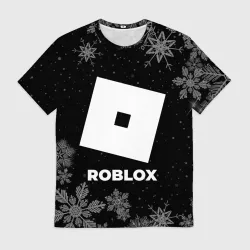 Мужская футболка 3D Снежный Roblox