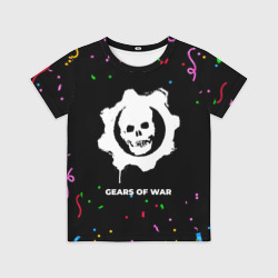 Детская футболка 3D Gears of War конфети